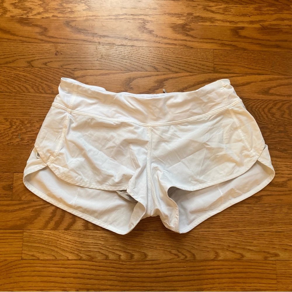 White Lululemon Women's Shorts